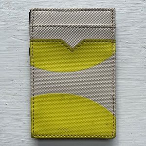 J crew folding leather bi wallet GREAT CONDITION
